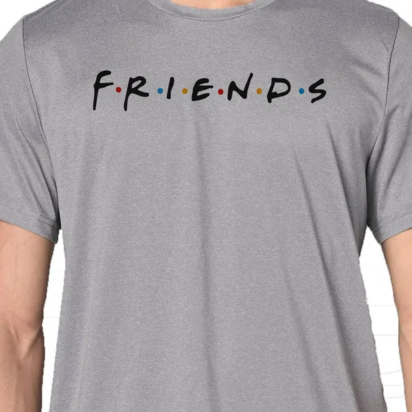 Mooch_Wale_Friends_Logo__Quick-Dri_T-shirt_For_Men