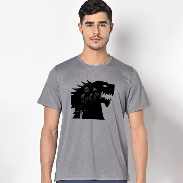 Mooch_Wale_Game_Of_Thrnes_Eddard_Stark_Wolf_Art__Quick-Dri_T-shirt_For_Men