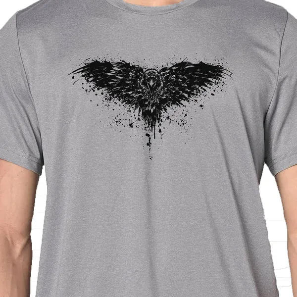 Mooch_Wale_Game_Of_Thrones_Three_Eyed_Crow_Art__Quick-Dri_T-shirt_For_Men