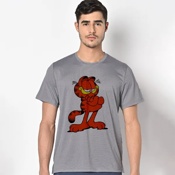 Mooch_Wale_Garfield__Quick-Dri_T-shirt_For_Men