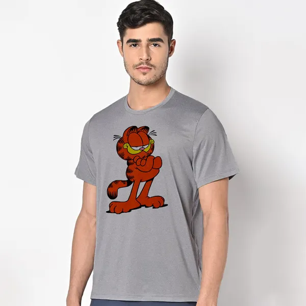 Mooch_Wale_Garfield__Quick-Dri_T-shirt_For_Men