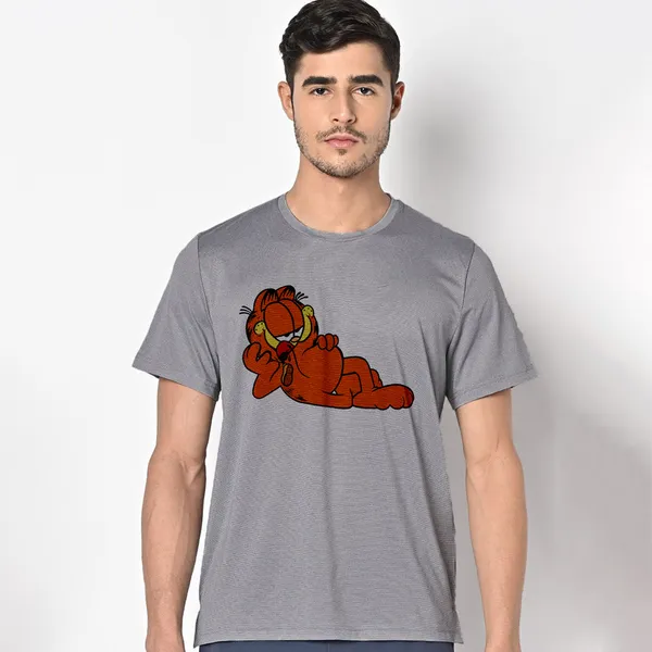 Mooch_Wale_Garfield_Eating_A_Famous_Mouse__Quick-Dri_T-shirt_For_Men