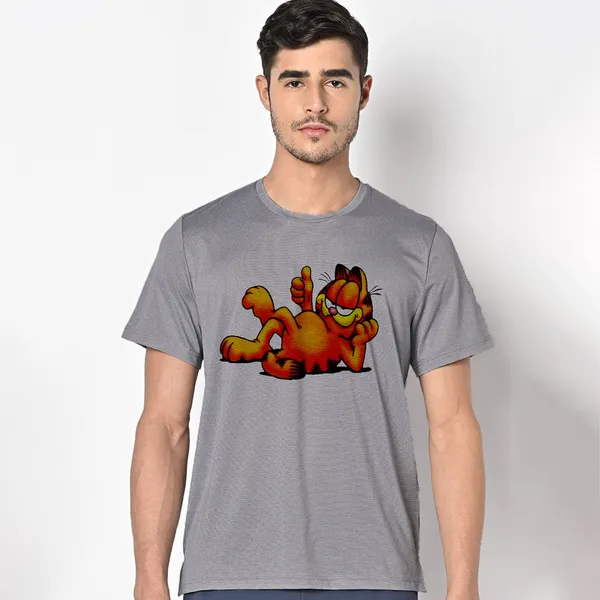 Mooch_Wale_Garfield_Says_Ok__Quick-Dri_T-shirt_For_Men