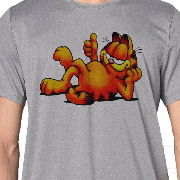 Mooch_Wale_Garfield_Says_Ok__Quick-Dri_T-shirt_For_Men