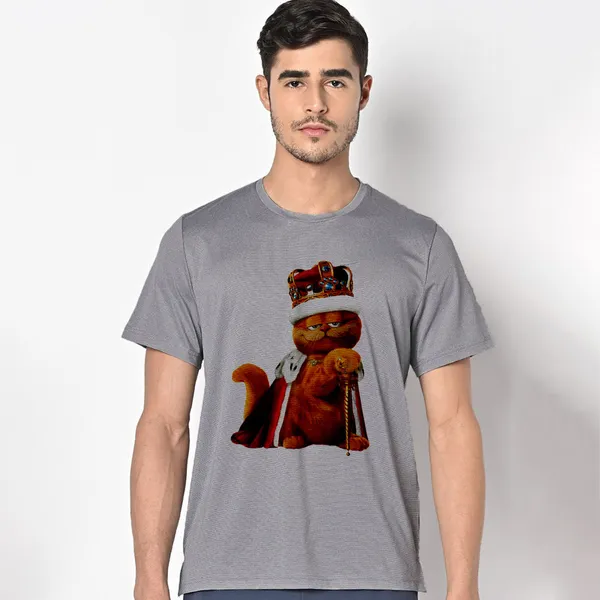 Mooch_Wale_Garfield_The_King__Quick-Dri_T-shirt_For_Men