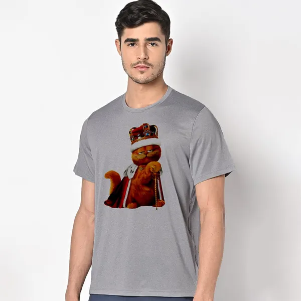 Mooch_Wale_Garfield_The_King__Quick-Dri_T-shirt_For_Men