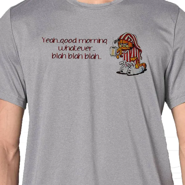 Mooch_Wale_Good_Morning_Garfield__Quick-Dri_T-shirt_For_Men