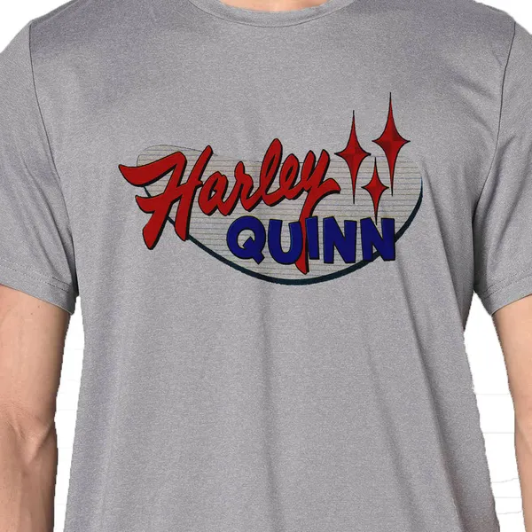 Mooch_Wale_Harley_Quinn_Logo__Quick-Dri_T-shirt_For_Men