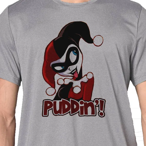 Mooch_Wale_Harley_Quinn_Puddin__Quick-Dri_T-shirt_For_Men