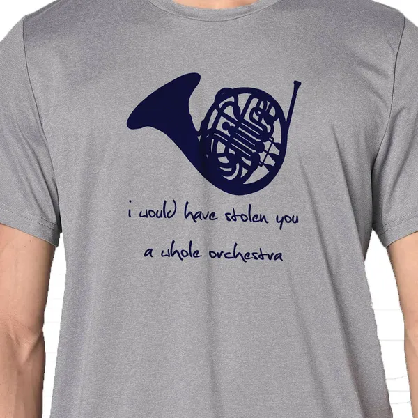 Mooch_Wale_How_I_Met_Your_Mother_Blue_French_Horn__Quick-Dri_T-shirt_For_Men