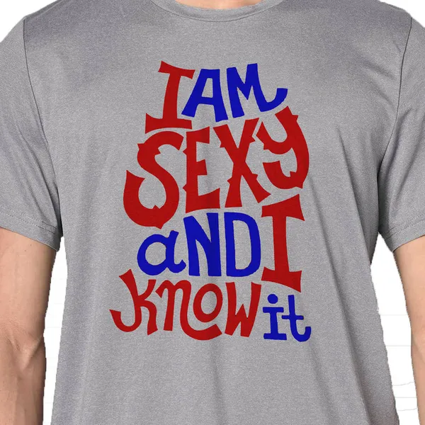Mooch_Wale_I_Am_Sexy_And_I_Know_It_Red_And_Blue__Quick-Dri_T-shirt_For_Men