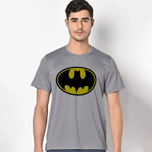 Mooch_Wale_Batman_Old_Logo__Quick-Dri_T-shirt_For_Men