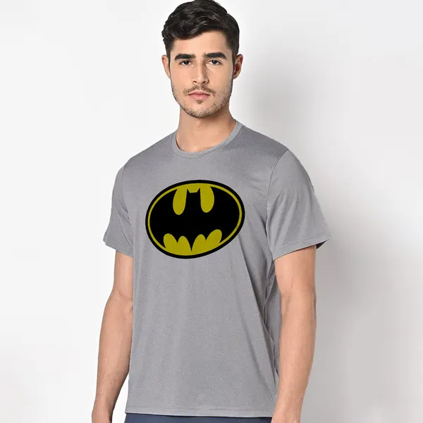 Mooch_Wale_Batman_Old_Logo__Quick-Dri_T-shirt_For_Men