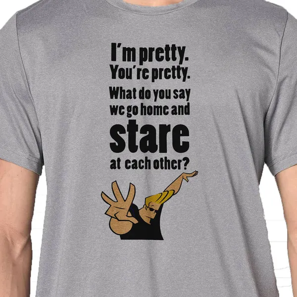 Mooch_Wale_Johnny_Bravo_Pretty_Stare_Quotes__Quick-Dri_T-shirt_For_Men