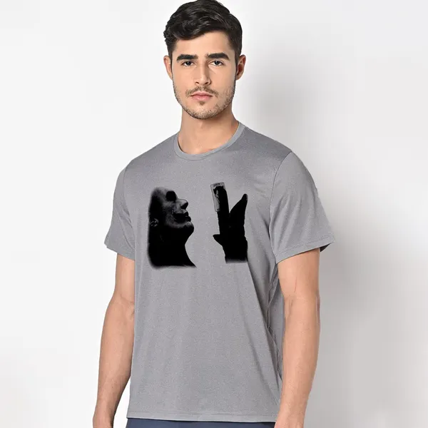 Mooch_Wale_Joker_Heath_Ledger_Black_And_White_Card_Artwork__Quick-Dri_T-shirt_For_Men