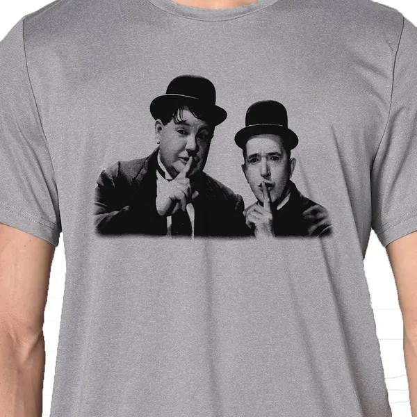 Mooch_Wale_Laurel_&_Hardy_Shhhhh__Quick-Dri_T-shirt_For_Men