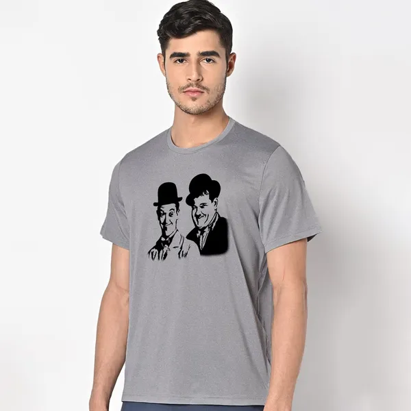 Mooch_Wale_Laurel_And_Hardy_Vector__Quick-Dri_T-shirt_For_Men