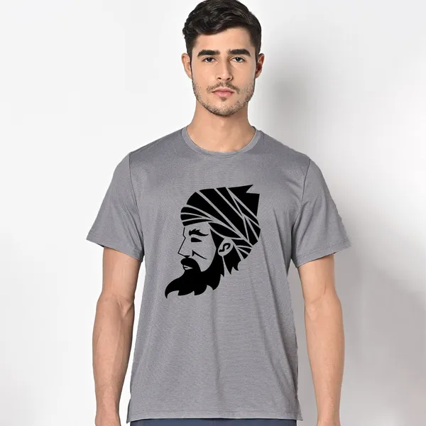 Mooch_Wale_Left_Indian_Nawab_Turban_And_Beard__Quick-Dri_T-shirt_For_Men