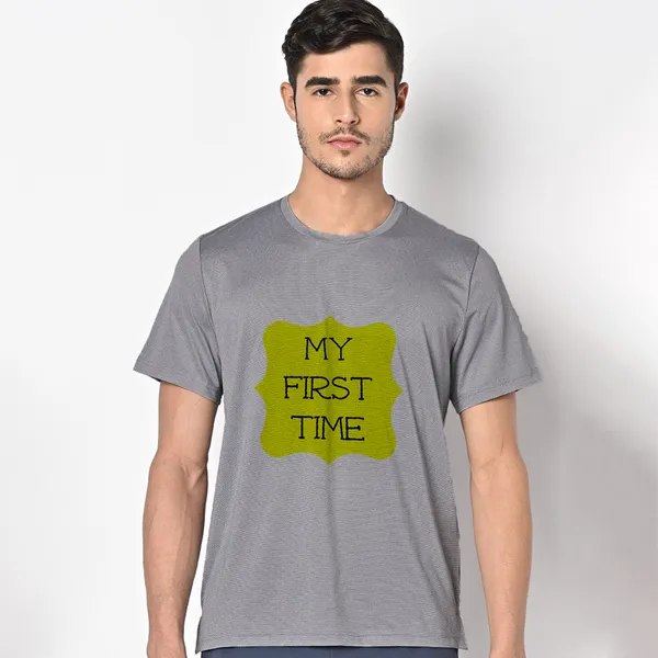 Mooch_Wale_My_First_Time_Yellow_Baground__Quick-Dri_T-shirt_For_Men