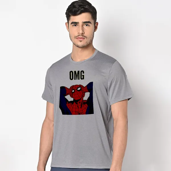 Mooch_Wale_Oh_My_God_Spider_Man__Quick-Dri_T-shirt_For_Men