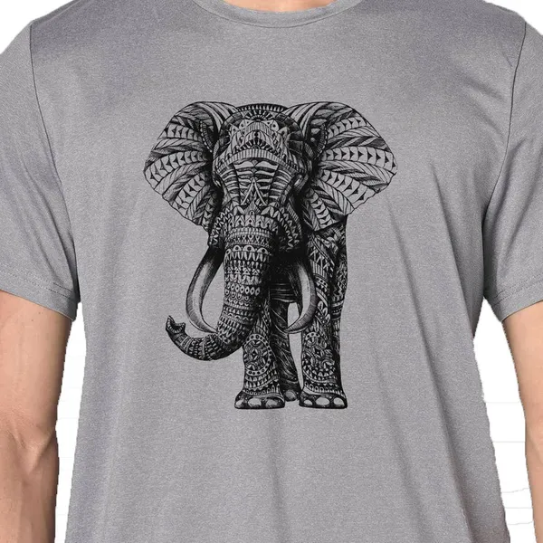 Mooch_Wale_Ornate_Elephant__Quick-Dri_T-shirt_For_Men