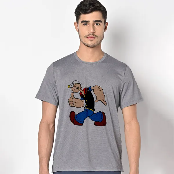 Mooch_Wale_Popeye_Thumsup__Quick-Dri_T-shirt_For_Men
