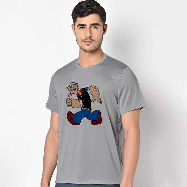 Mooch_Wale_Popeye_Thumsup__Quick-Dri_T-shirt_For_Men