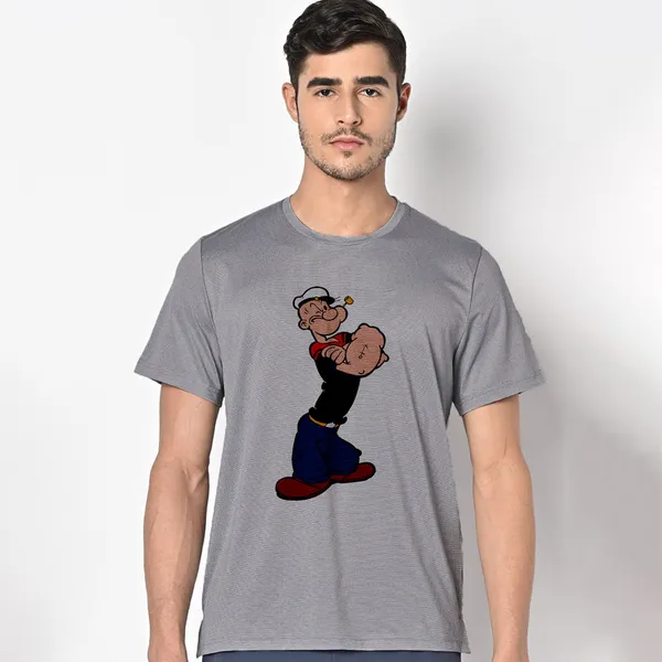 Mooch_Wale_Popeyes_Style__Quick-Dri_T-shirt_For_Men