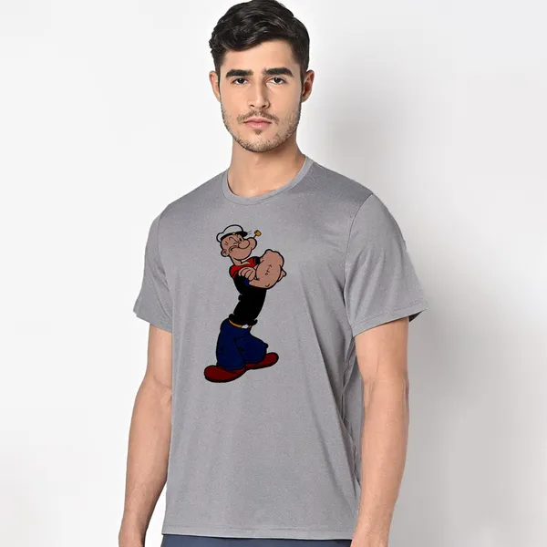 Mooch_Wale_Popeyes_Style__Quick-Dri_T-shirt_For_Men