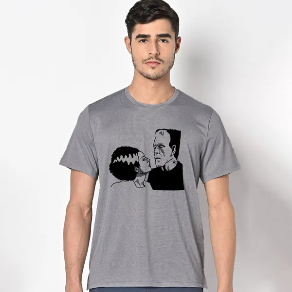 Mooch_Wale_Right_Frankenstein_And_His_Bride_Wedding__Quick-Dri_T-shirt_For_Men