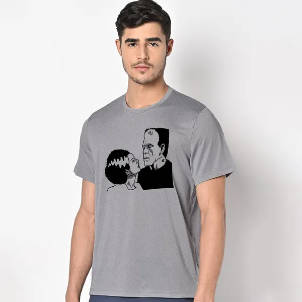 Mooch_Wale_Right_Frankenstein_And_His_Bride_Wedding__Quick-Dri_T-shirt_For_Men