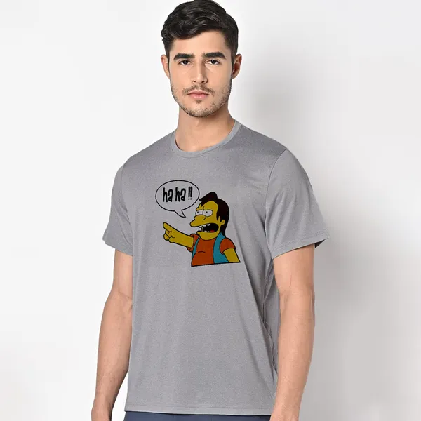 Mooch_Wale_Simpsons_Nelson_Haha__Quick-Dri_T-shirt_For_Men