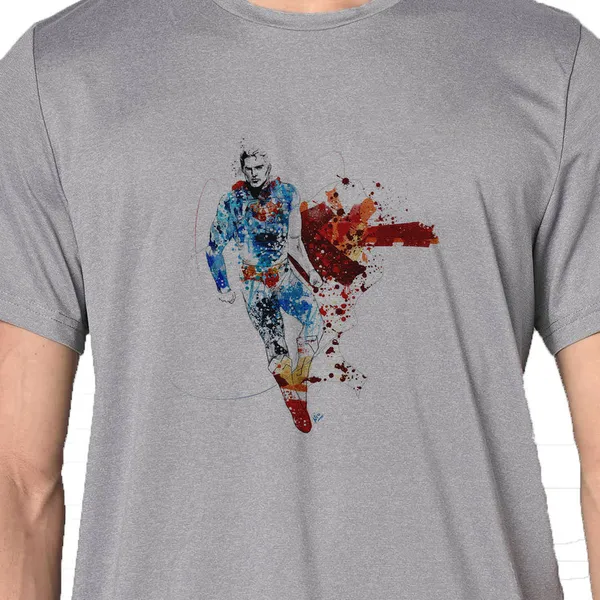 Mooch_Wale_Superman_Artwork__Quick-Dri_T-shirt_For_Men