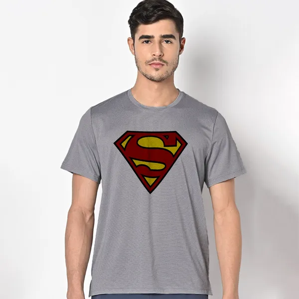 Mooch_Wale_Superman_Logo__Quick-Dri_T-shirt_For_Men