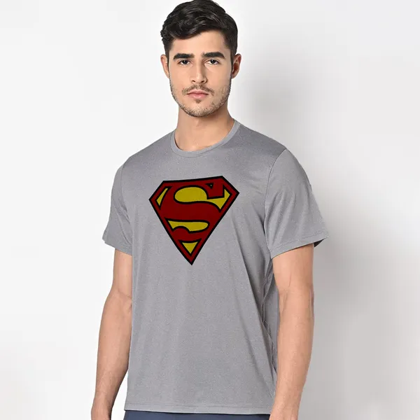Mooch_Wale_Superman_Logo__Quick-Dri_T-shirt_For_Men