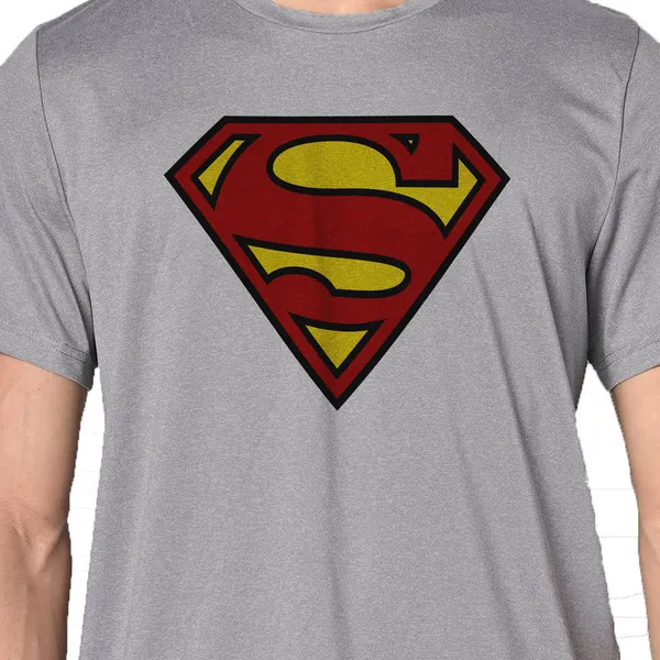 Mooch_Wale_Superman_Logo__Quick-Dri_T-shirt_For_Men