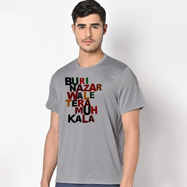 Mooch_Wale_Buri_Nazar_Wale_Tera_Muh_Kala__Quick-Dri_T-shirt_For_Men