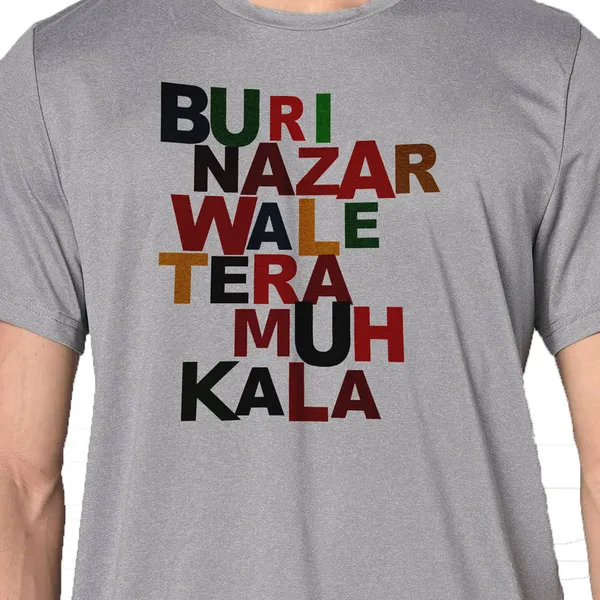 Mooch_Wale_Buri_Nazar_Wale_Tera_Muh_Kala__Quick-Dri_T-shirt_For_Men