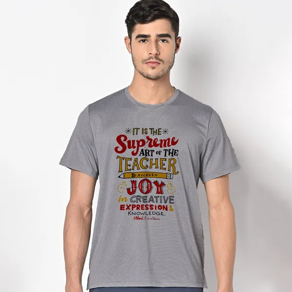 Mooch_Wale_The_Supreme_Art_Of_The_Teacher_Albert_Einstein_Quote__Quick-Dri_T-shirt_For_Men