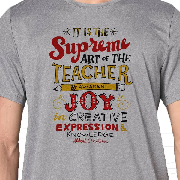 Mooch_Wale_The_Supreme_Art_Of_The_Teacher_Albert_Einstein_Quote__Quick-Dri_T-shirt_For_Men