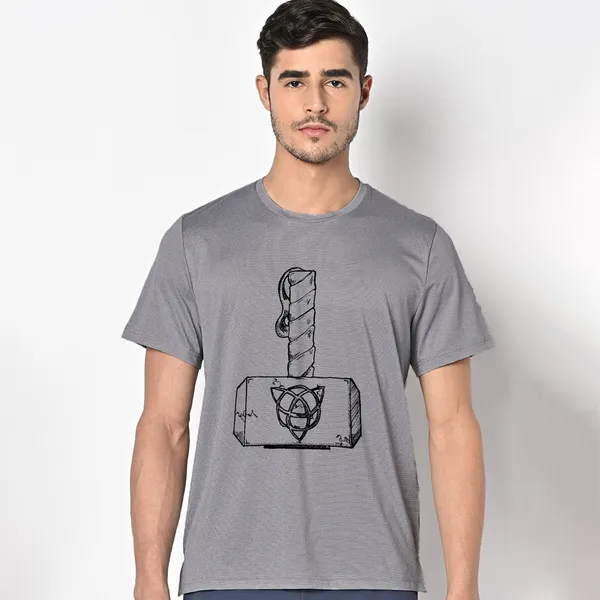 Mooch_Wale_Thors_Hammer__Quick-Dri_T-shirt_For_Men