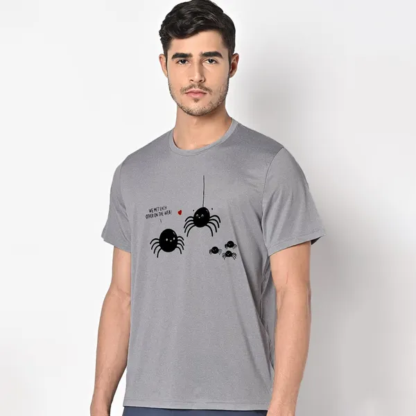 Mooch_Wale_We_Met_Each_Other_On_The_Web__Quick-Dri_T-shirt_For_Men