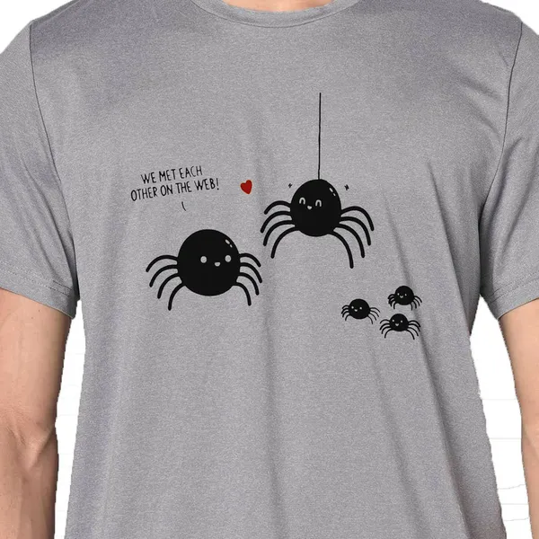 Mooch_Wale_We_Met_Each_Other_On_The_Web__Quick-Dri_T-shirt_For_Men