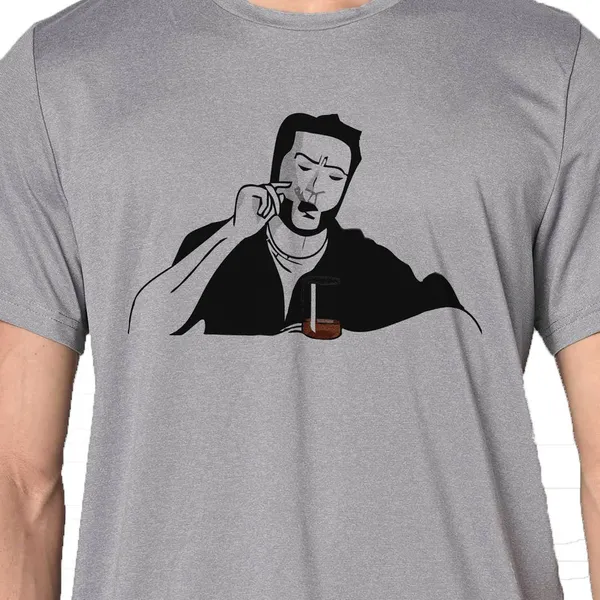 Mooch_Wale_Wolverine_In_The_Bar_Art__Quick-Dri_T-shirt_For_Men