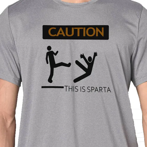 Mooch_Wale_Caution_This_Is_Sparta__Quick-Dri_T-shirt_For_Men
