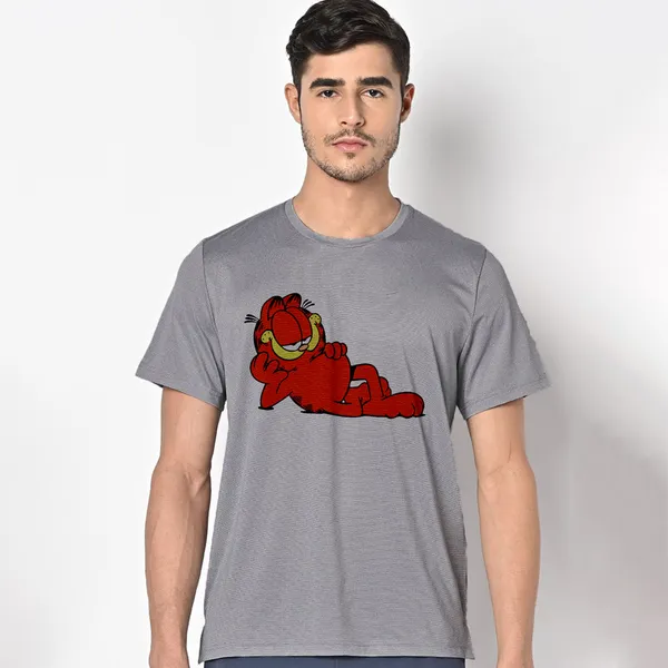 Mooch_Wale_Classic_Garfield__Quick-Dri_T-shirt_For_Men