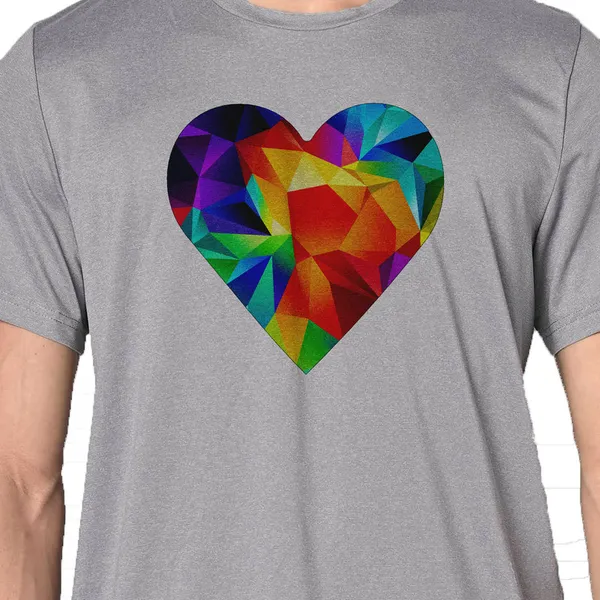 Mooch_Wale_Colorful_Geometric_Heart__Quick-Dri_T-shirt_For_Men