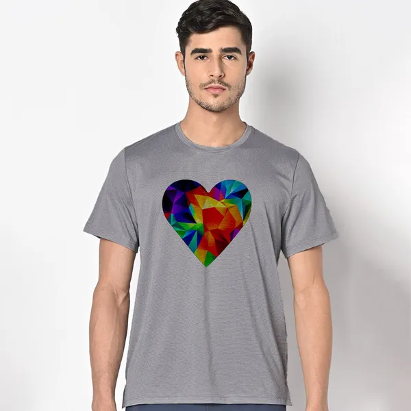 Mooch_Wale_Colorful_Geometric_Heart__Quick-Dri_T-shirt_For_Men