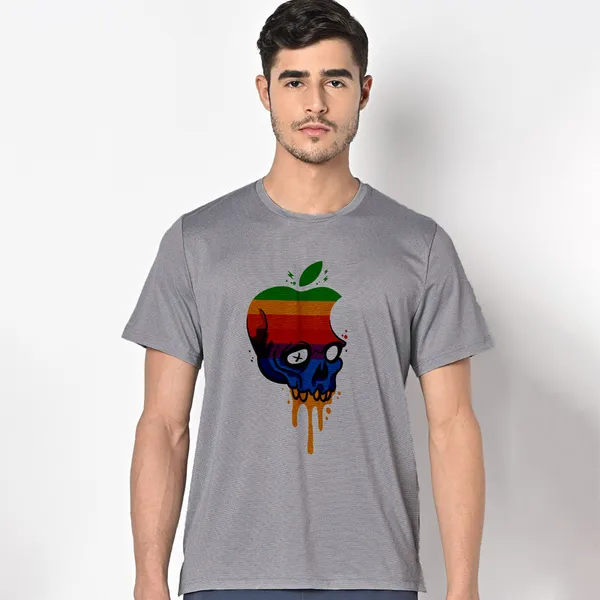 Mooch_Wale_Deadly_Apple_Skull__Quick-Dri_T-shirt_For_Men