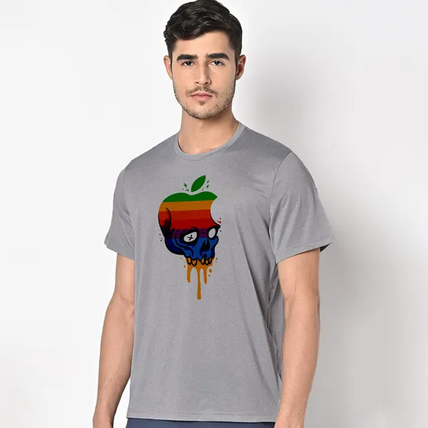 Mooch_Wale_Deadly_Apple_Skull__Quick-Dri_T-shirt_For_Men